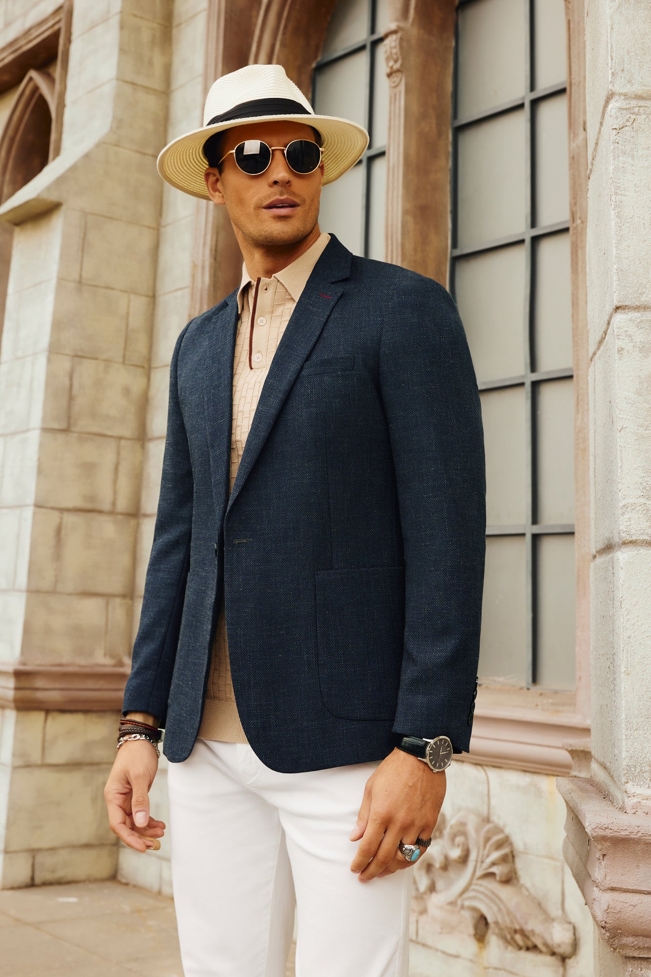 PaulJones Sakko heren 2 knopen vintage blazer tweed colbert PaulJones Sakko heren 2 knopen vintage blazer tweed colbert