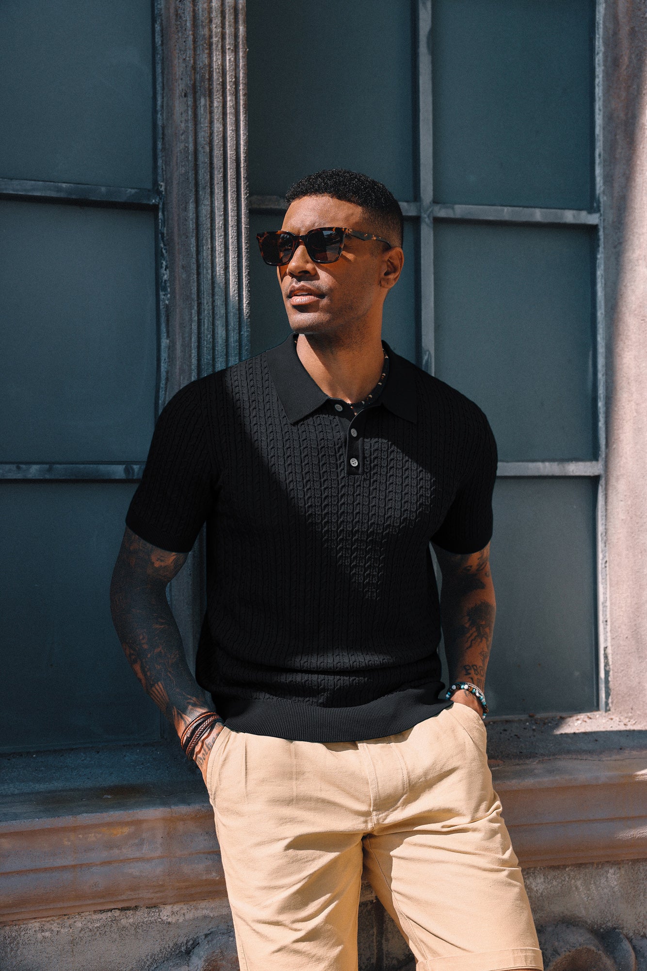 KNIT POLO SHIRT – SULLEN TOKYO