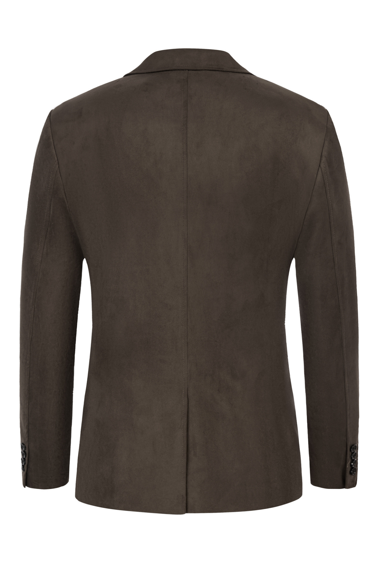 Paul Jones Men Faux Suede Blazer Coat Casual Notch Lapel Two Paul Jones Men Faux Suede Blazer Coat Casual Notch Lapel Two